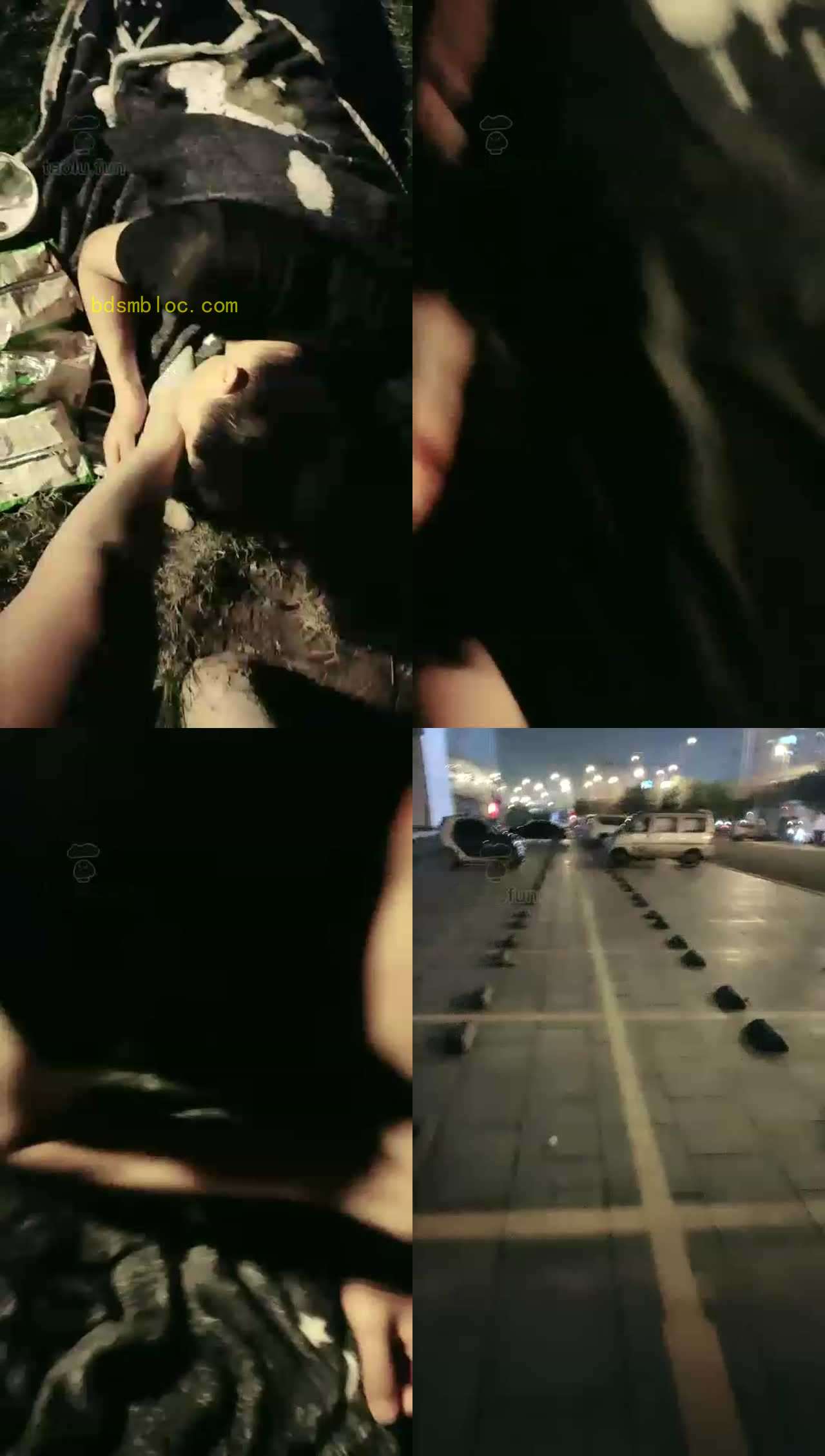 【林夕女王】户外直播，路人变M