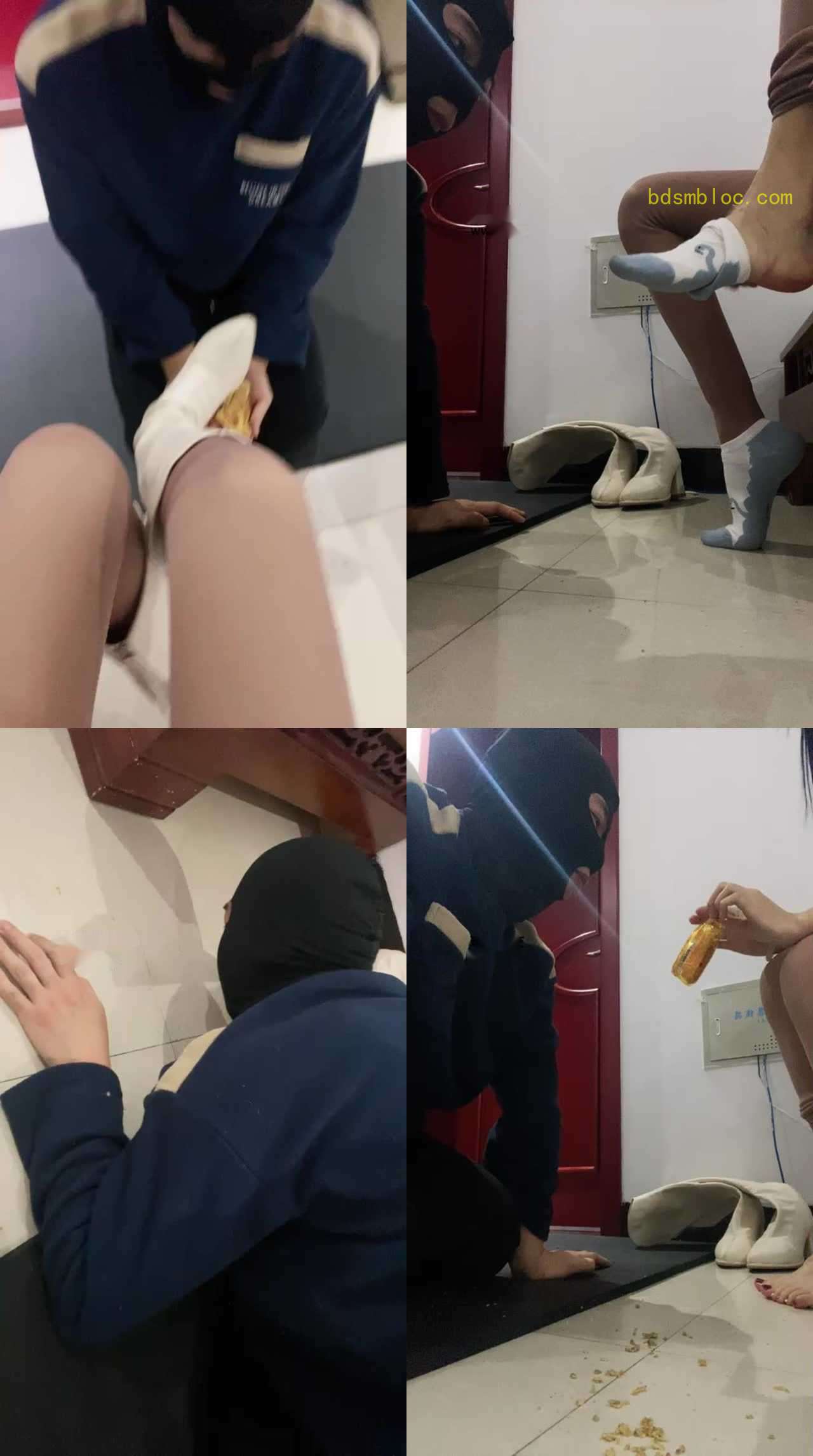 【织羊】长靴裸足碾压喂食
