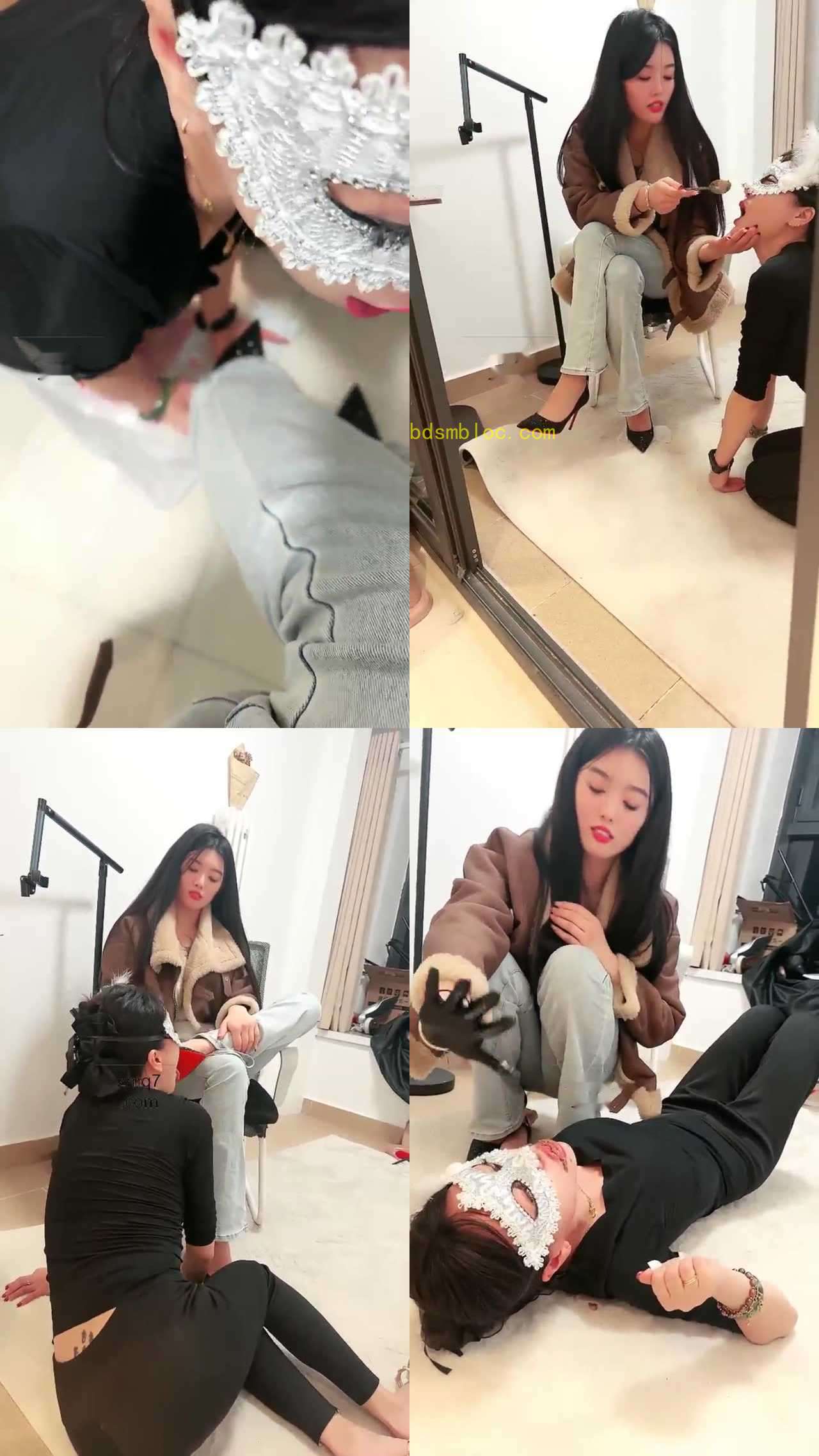 【未知女主】调教女奴 求吃黄金