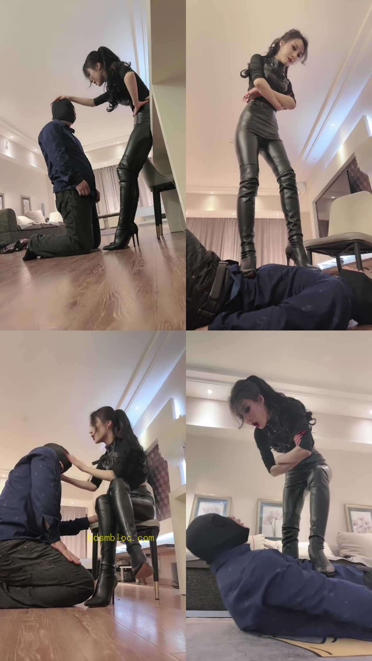【萱萱S】人体烟灰缸/长靴提档/骑马转胯/长靴碾压踩踏/打手心