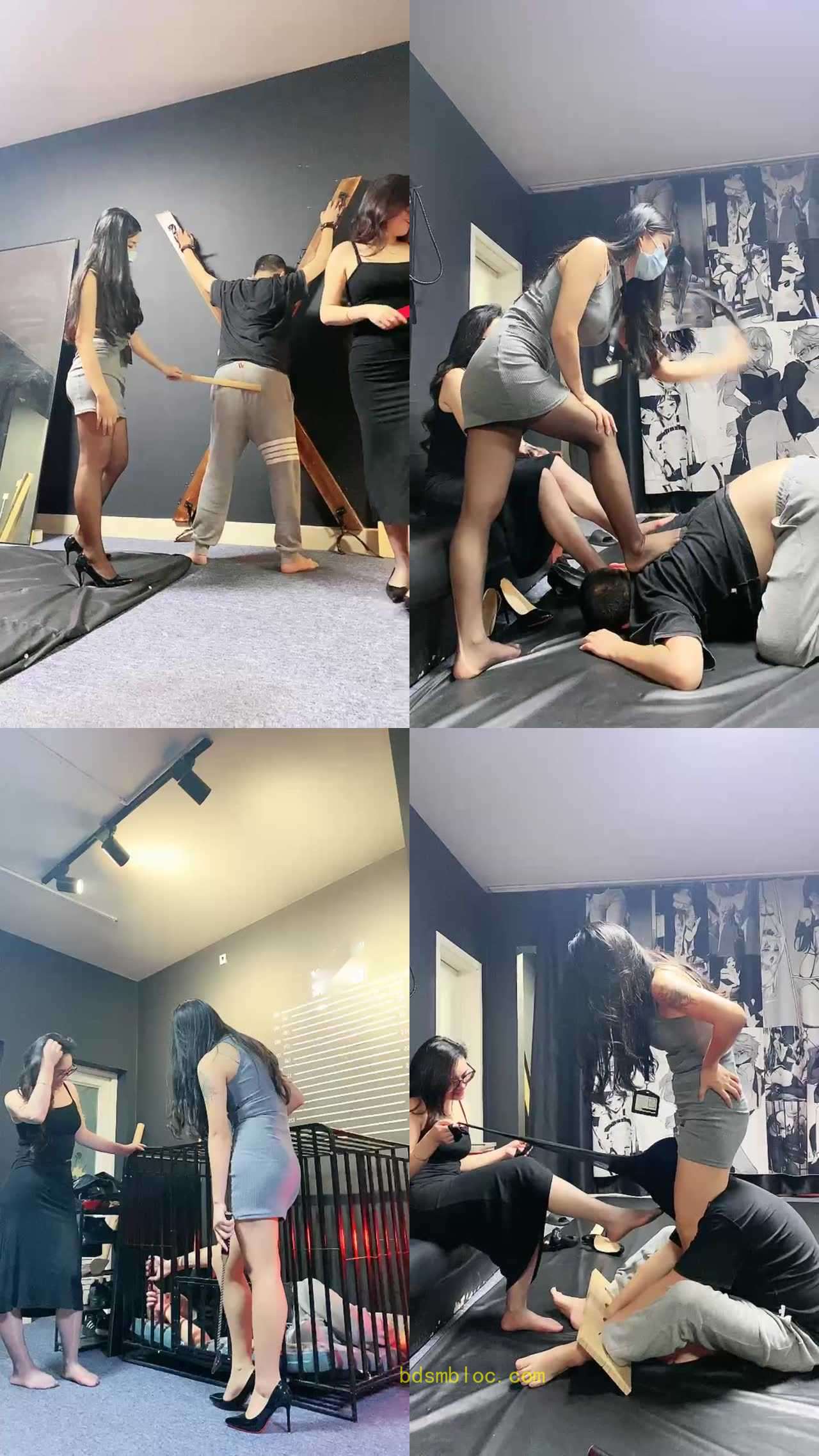 【御姐小妈晨晨S】和闺蜜一起玩狗狗