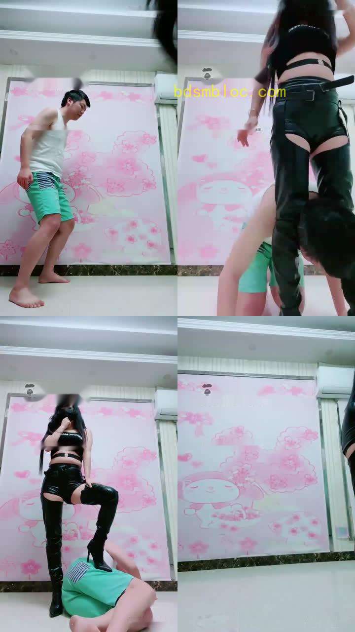 【兔粉粉】靴子踢
