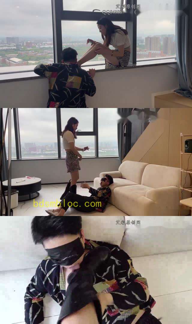 【黑丝诱惑】素人篇裸足深喉舔脏长靴