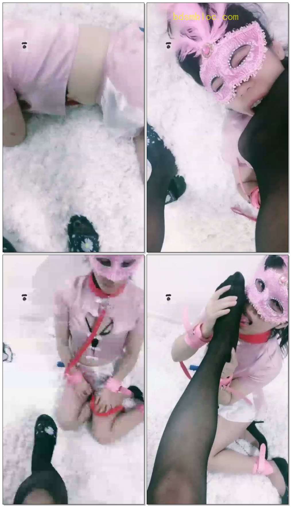 【雯主家的宝贝婳儿】手脚被束缚的小母狗