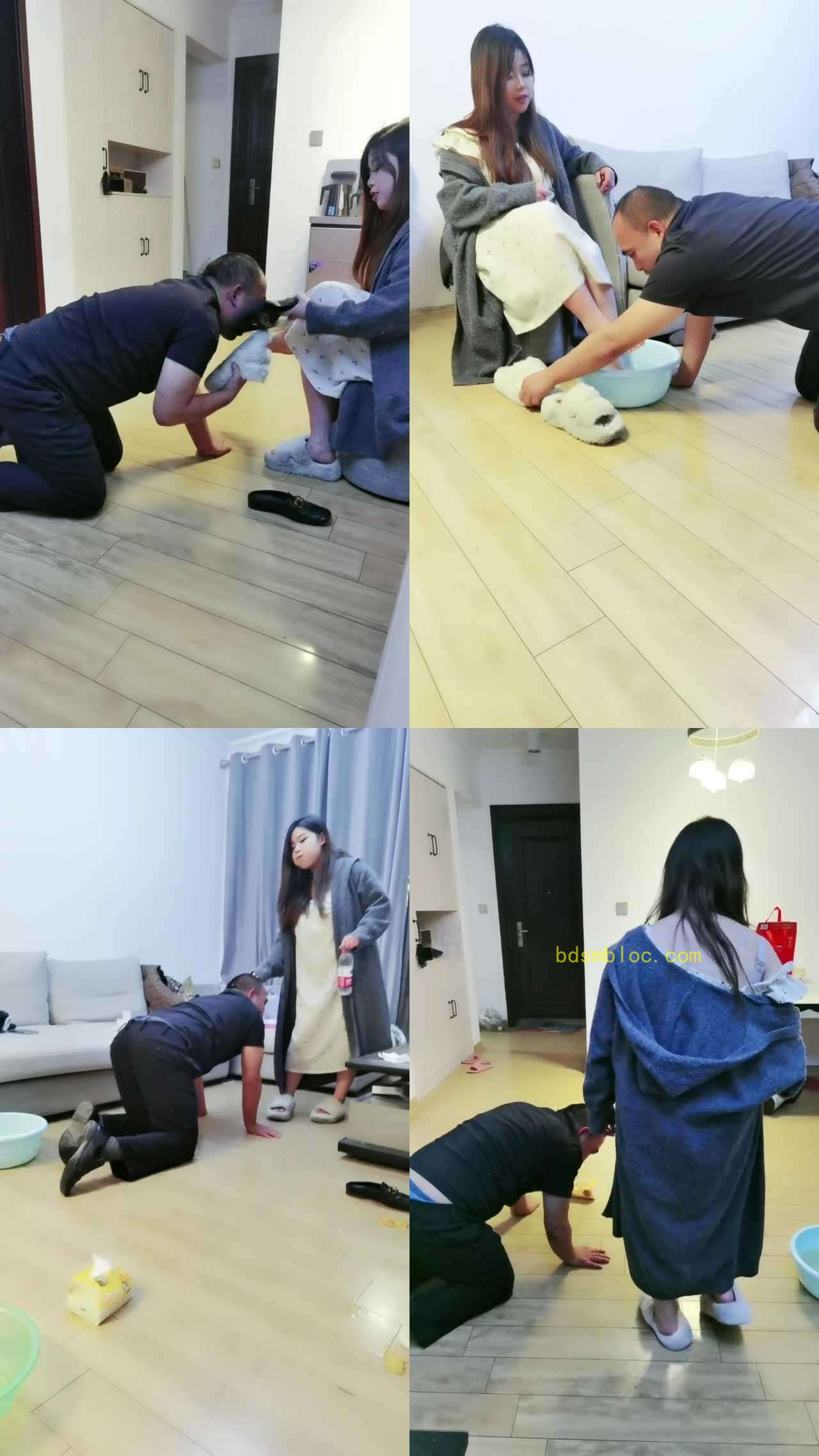 【西北傻子】素人小太妹太暴力刹不住车了玩傻子