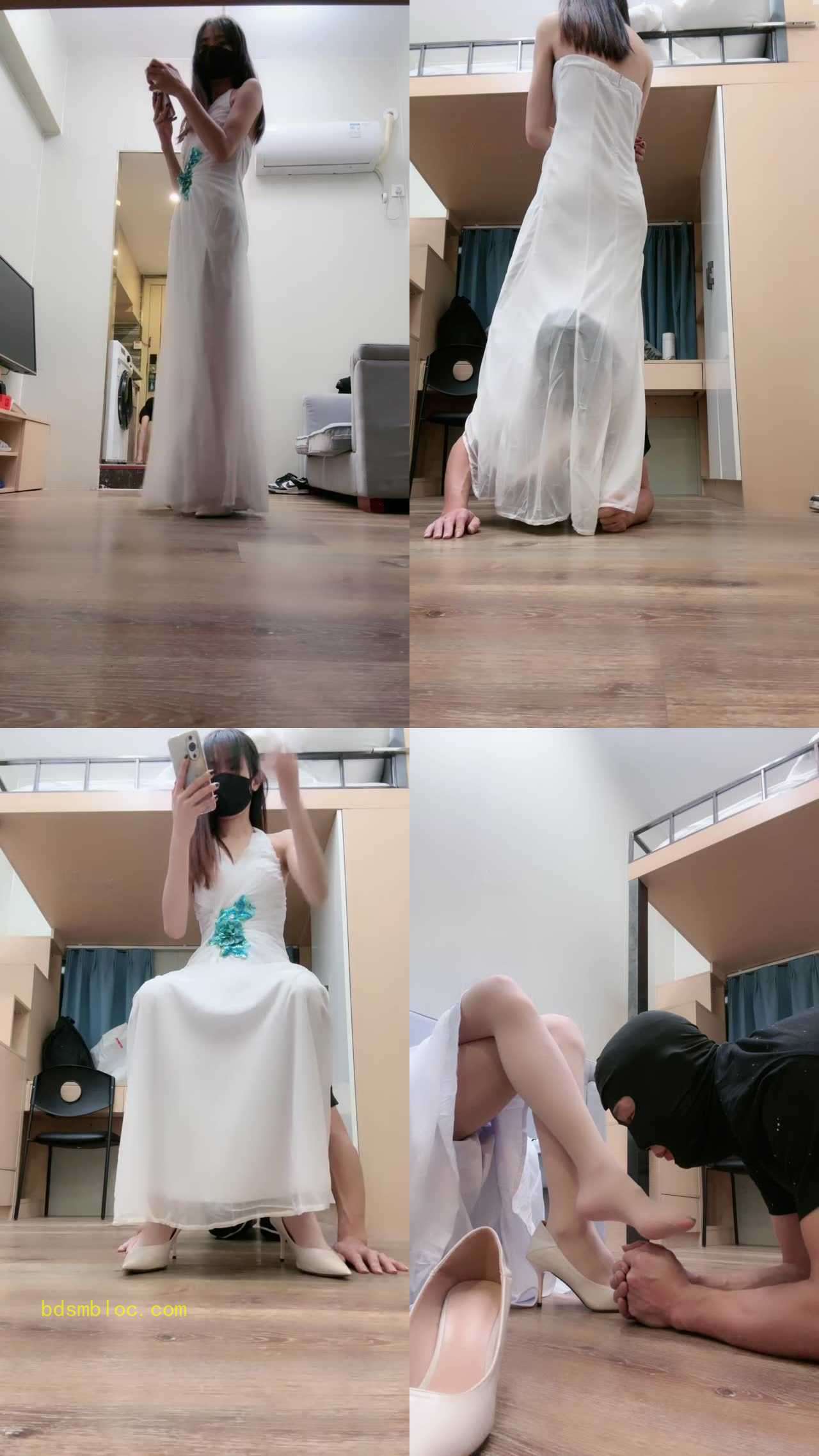 【美娜格格】白富美公主-骑马爬行/转胯/踩狗爪/肉丝脚捂脸